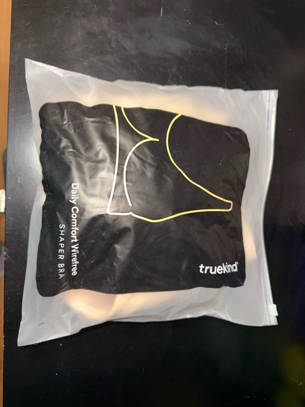 truekind Daily Comfort Wirefree Shaper Bra - Black